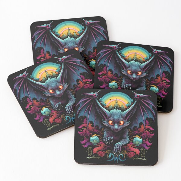 Item preview, Psychedelic Dragon Bat: Fantasy Fusion designed and sold by PsyCloth.