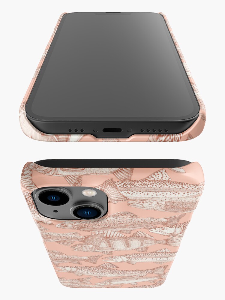 Thumbnail 3 of 4, iPhone Case, lake fish NZ russet blossom designed and sold by scrummy.