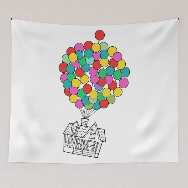 Item preview, Up, Carl Fredricksen Russell Dug Kevin House Balloons designed and sold by SovereignGuth.