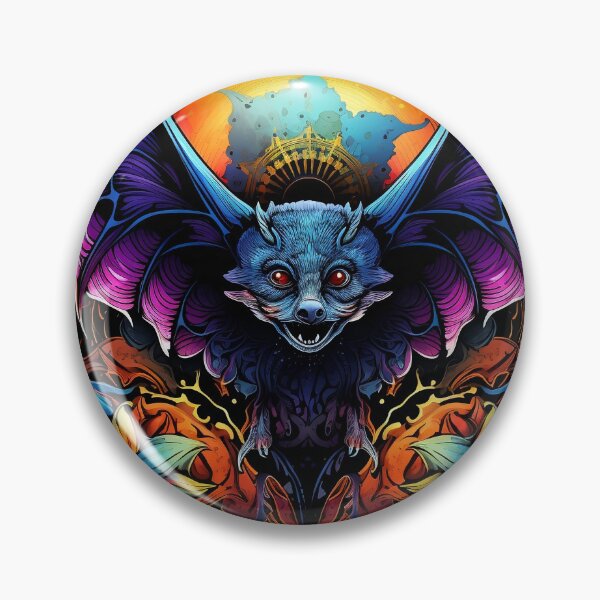 Item preview, Psychedelic Bat Soiree: Nocturnal Elegance designed and sold by PsyCloth.