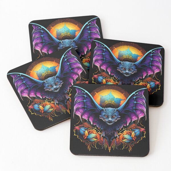 Item preview, Psychedelic Bat Soiree: Nocturnal Elegance designed and sold by PsyCloth.