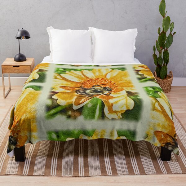 Item preview, Bee on Yellow Flower  designed and sold by maryawms.