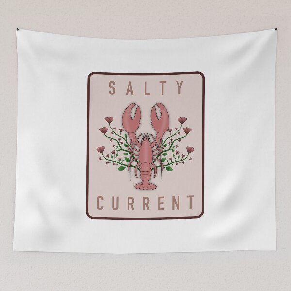 Item preview, Lobster and flowers designed and sold by Saltycurrent1.