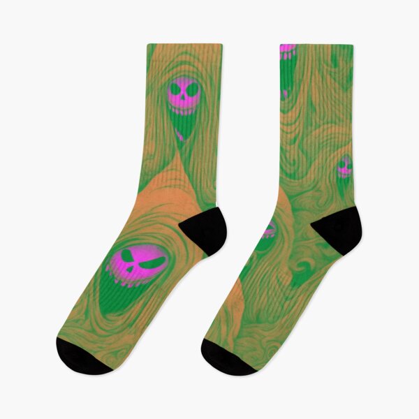 Item preview, Halloween Ghostly patterns. Green. Gold designed and sold by ExtraEm.