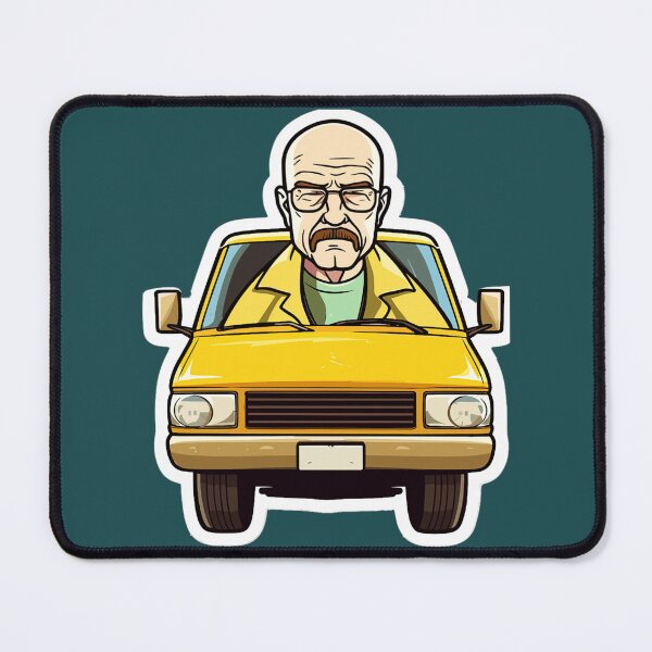 Item preview, Breaking Bad Walter White in Funny Cartoon Car Sticker designed and sold by PariniMoni.