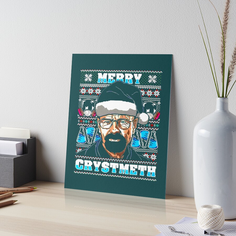 Breaking Bad Christmas Ugly Art Board Print for Sale by