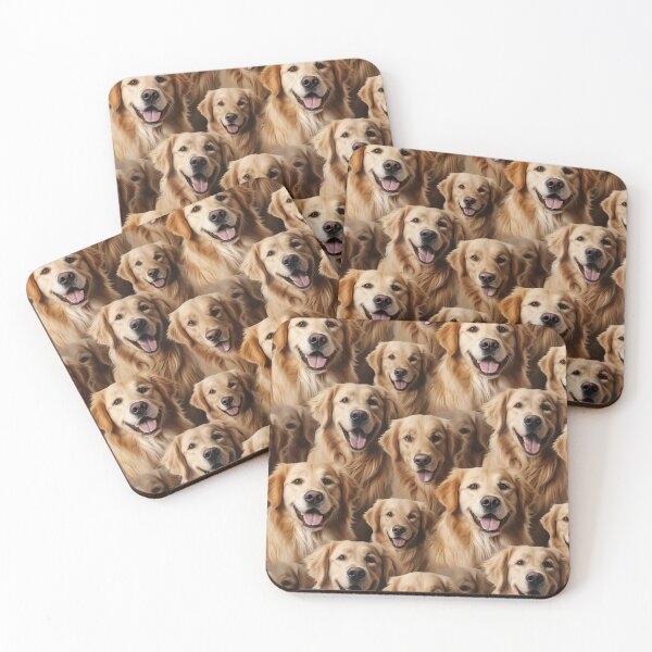 Item preview, Hundreds of Golden Retrievers Pattern designed and sold by renegadesparrow.