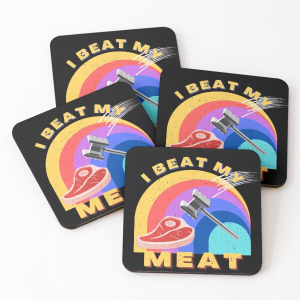 Item preview, I Beat My Meat Funny Steak Hammer Pun Men Women Cook designed and sold by Sukis-shop.