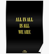 Nirvana - All Apologies Poster