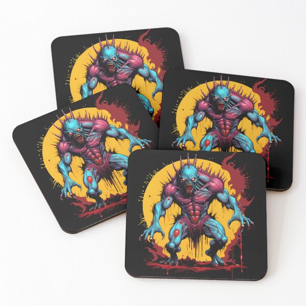 Item preview, Heavy metal death metal monster demon designed and sold by TaevasDesign.