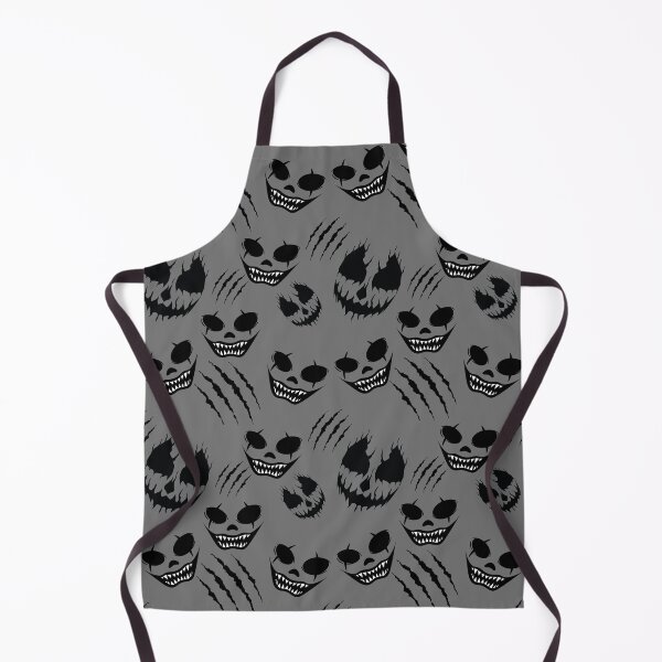 Item preview, Spooky Faces Grey designed and sold by creativemintart.