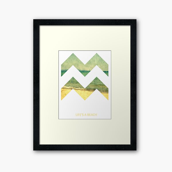 Life's A Beach Framed Art Print
