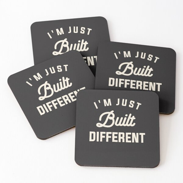 Item preview, I'm Just Built Different Funny Sarcastic Quote designed and sold by cidolopez.