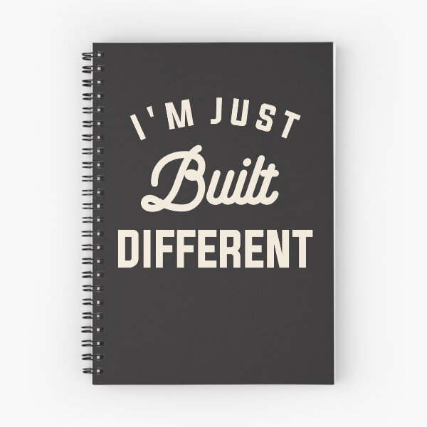 Item preview, I'm Just Built Different Funny Sarcastic Quote designed and sold by cidolopez.