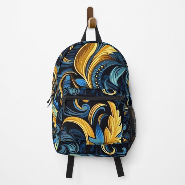 Item preview, Yellow and blue artistic design  designed and sold by Trendy-Artistry.