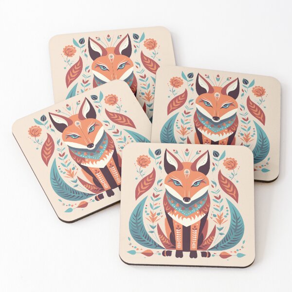 Item preview, Folkart Fox designed and sold by Enyr.