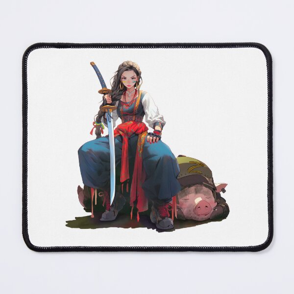 Item preview, Ukrainian Cossack warrior girl designed and sold by nemfisart.