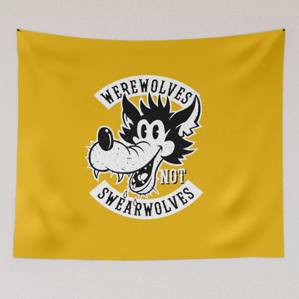 Item preview, Werewolves NOT Swearwolves! designed and sold by Krobilad.
