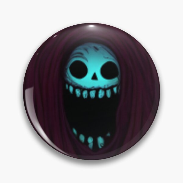 Item preview, Halloween Ghostly Visage. Blue and turquoise. designed and sold by ExtraEm.
