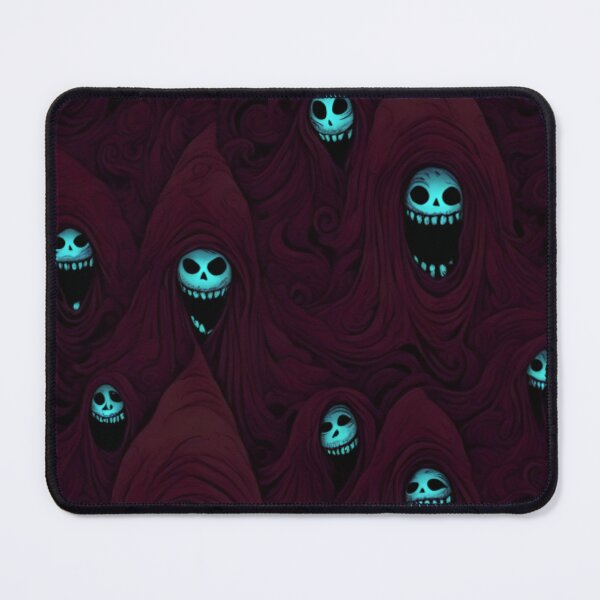 Item preview, Halloween Ghostly Visage. Blue and turquoise. designed and sold by ExtraEm.