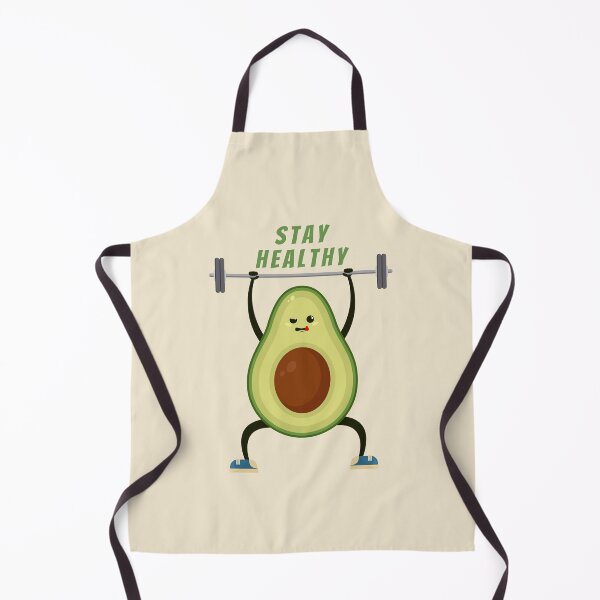 Item preview, Kawaii avocado training in the gym designed and sold by rdxart.