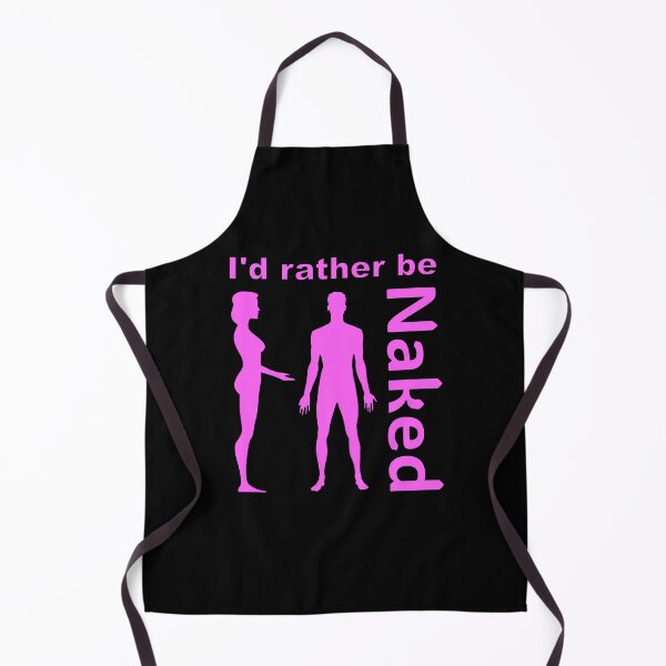 Item preview, Rather be naked (Pink) designed and sold by FootprintDesign.