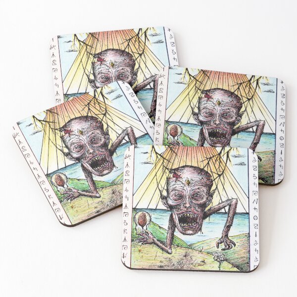 Item preview, Wretched Fool Horror Card designed and sold by The Alchemist Dru.