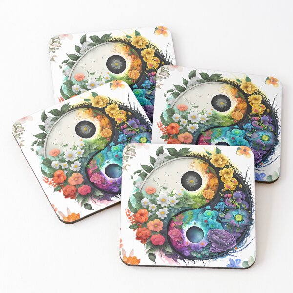Item preview, Serenity Blooms: Custom Tao Floral Home Decor for Tranquil Living designed and sold by VeronicArt85.
