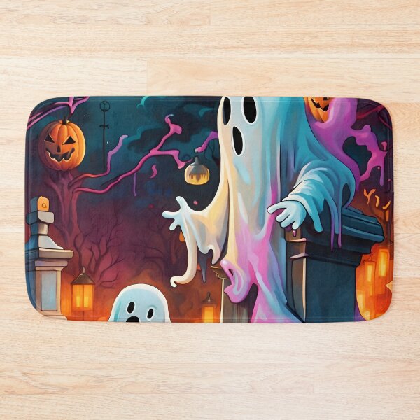 Item preview, Halloween Ghosts arguing at the cemetery  designed and sold by HofTao.