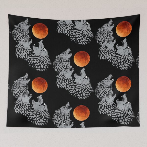 Item preview, Three wolves howling at the moon designed and sold by prunstedler.