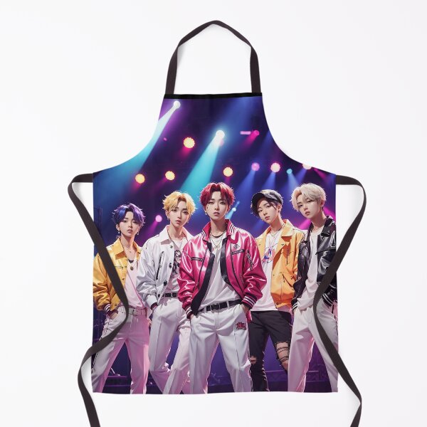 Item preview, K-Pop Boy Band - On Stage - Anime Style designed and sold by Seneku-Design.