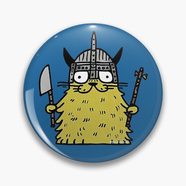 Item preview, Viking Cat designed and sold by PickledjoArt.