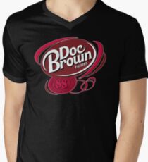 DOC BROWN COLA!! Men's V-Neck T-Shirt