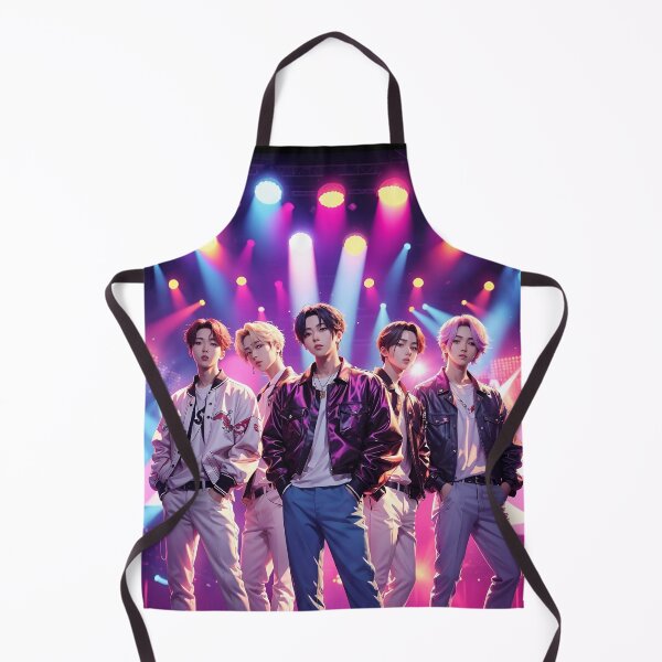 Item preview, K-Pop Boy Band - On Stage - Anime Style designed and sold by Seneku-Design.