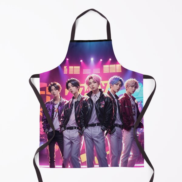 Item preview, K-Pop Boy Band - On Stage - Anime Style designed and sold by Seneku-Design.