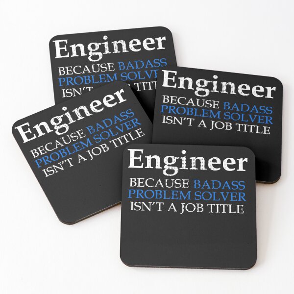 Item preview, Engineer Because Badass Problem Solver Design designed and sold by Promise7Land.