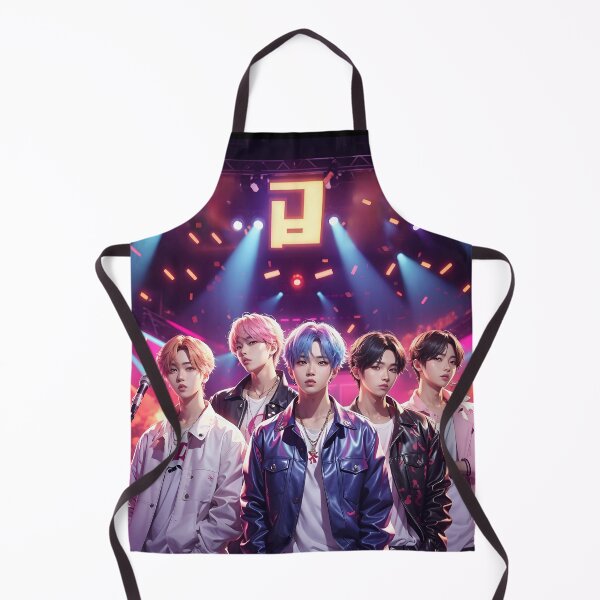 Item preview, K-Pop Boy Band - On Stage - Anime Style designed and sold by Seneku-Design.