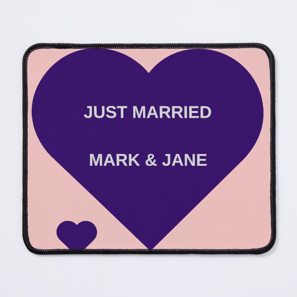 Item preview, Mark and Jane Just Married designed and sold by Fionamyles.