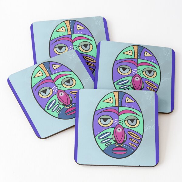 Item preview, African Art - Simple Tribal Mask  designed and sold by Dorothea Neumann.