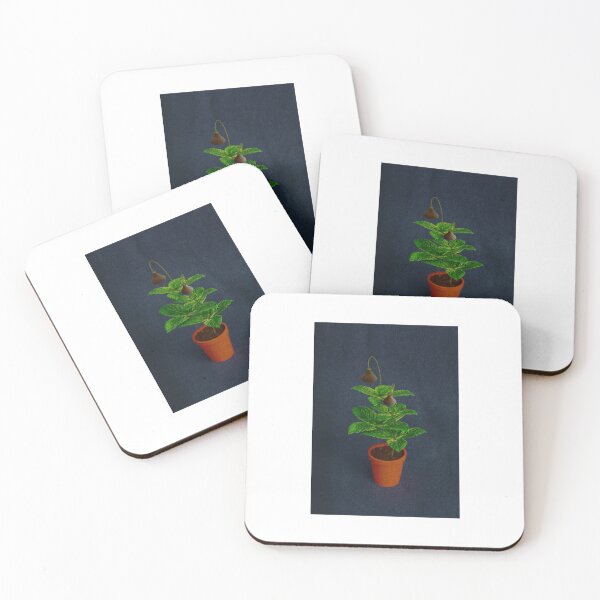Item preview, Fictional plant design with open chocolate berries on mint designed and sold by trepiu.