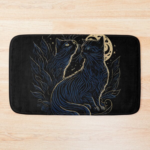 Item preview, Couple cat in the moon No background .Transparent designed and sold by ratchawoot.