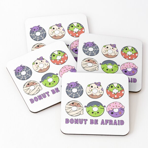 Item preview, Donut be afraid - Halloween funny sweet design cute donuts designed and sold by Mars Babe.