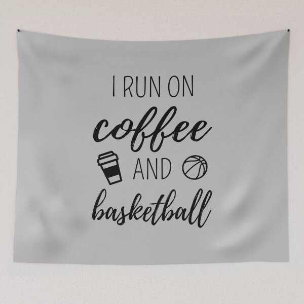 Artikelvorschau, Ich laufe mit Kaffee und Basketball II entworfen und verkauft von Lemon Pepper.