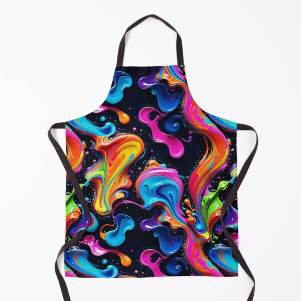 Item preview, Colourful, Abstract, All Over Print Liquid Paint Splash Design designed and sold by Image-Caption.
