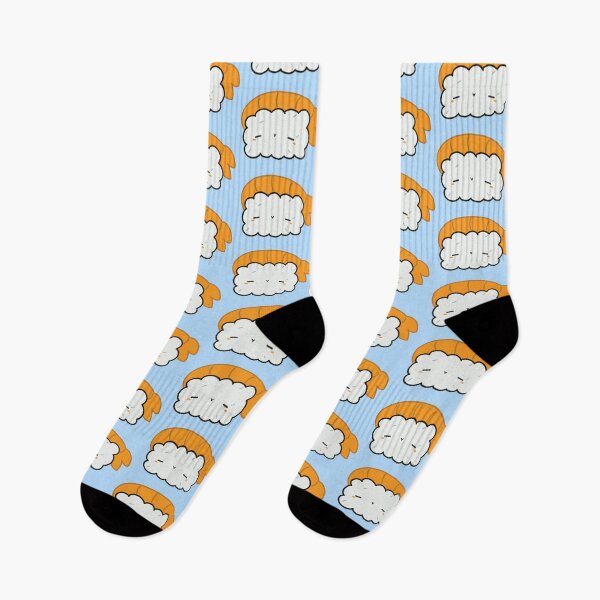Item preview, cute sushi with salmon designed and sold by thestrangerfrog.