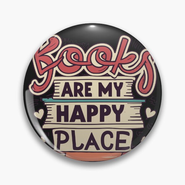 Item preview, Books are my happy place for Book lovers, Book aesthetics designed and sold by OlivedesignsIN.