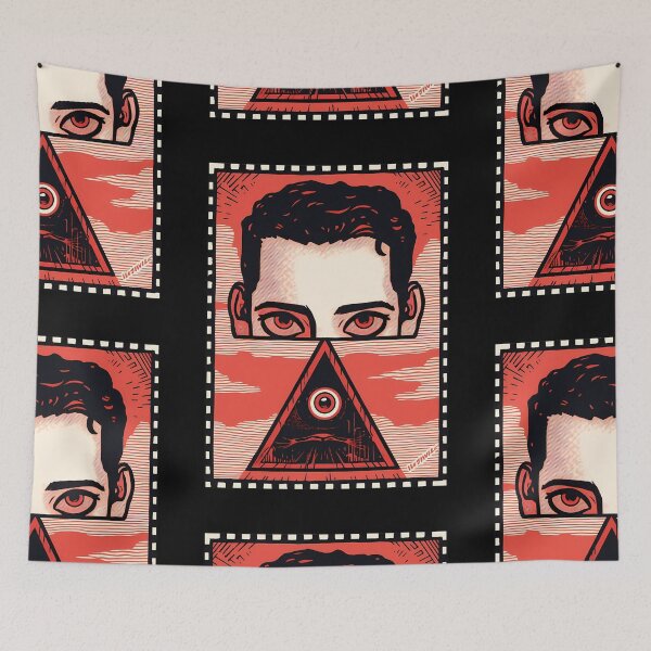 Item preview, Dystopian postal stamp- Futuristic  designed and sold by octoboobs.
