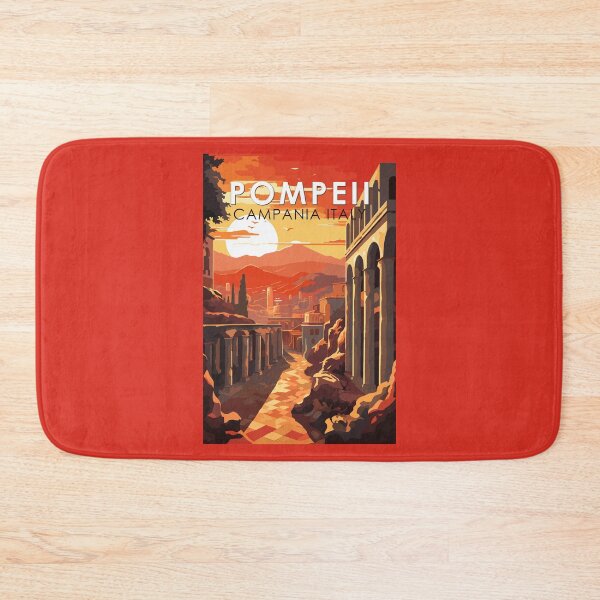Item preview, Pompeii Campania Italy Travel Art Vintage designed and sold by KrisSidDesigns.