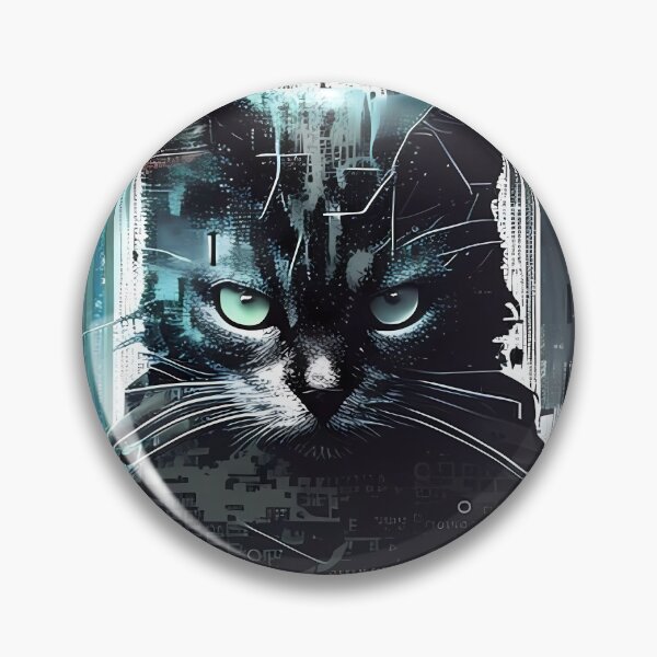 Item preview, “Hacker Meowtrice: The Feline Revolution” designed and sold by Art-Vortex-fr.