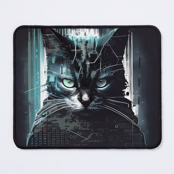 Item preview, “Hacker Meowtrice: The Feline Revolution” designed and sold by Art-Vortex-fr.